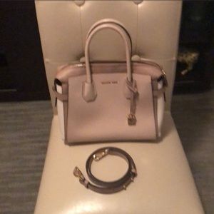 Michael kors handbag with strap and dust bag